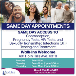 Family Care Health Centers STI Same Day Appointments